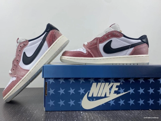LOW AIR 'RED BLACK' ROOM OG X FN0432-017 1 JORDAN TROPHY 1017
